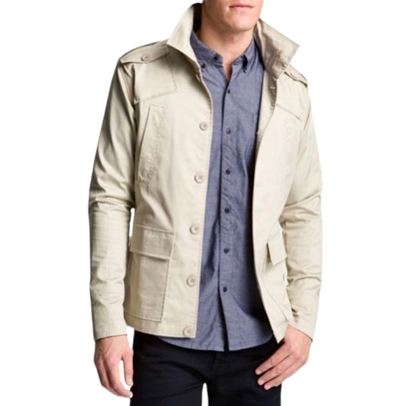 Kane & Unke Khaki Button Down Front Jacket - Picture 1 of 16